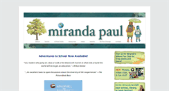 Desktop Screenshot of mirandapaul.com