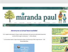 Tablet Screenshot of mirandapaul.com